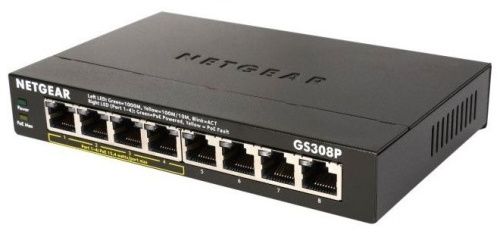 Коммутатор PoE NETGEAR, GS308P-100PES