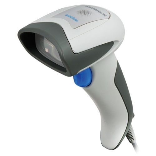 Сканер Datalogic QuickScan QD2430, 2D, белый; USB KIT: кабель 90A052065, QD2430-WHK1