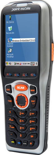 Терминал Point Mobile PM260; 2D; WiFi, Bluetooth, Windows CE 6.0 Pro, батарея 2200 мАч, 29 клавиш, P260EP12124E0T